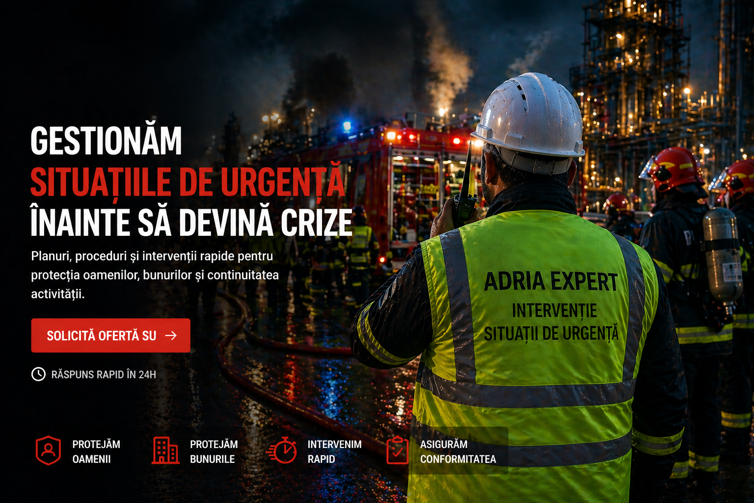 servicii situatii de urgenta, su ADRIA EXPERT